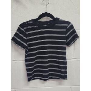Okie Dokie size 4t Boys Black and White striped shirt